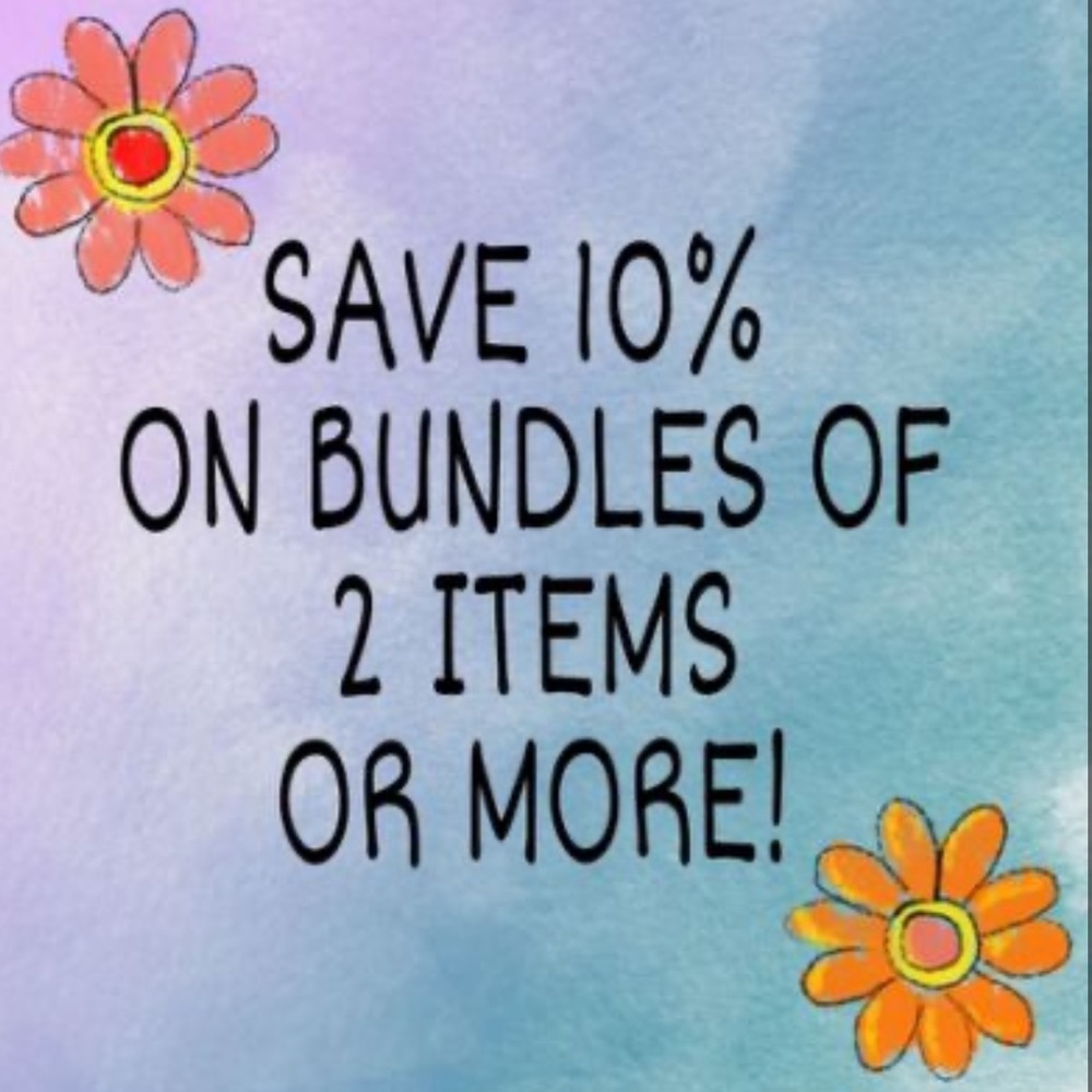 10% off when you bundle 2 or more items